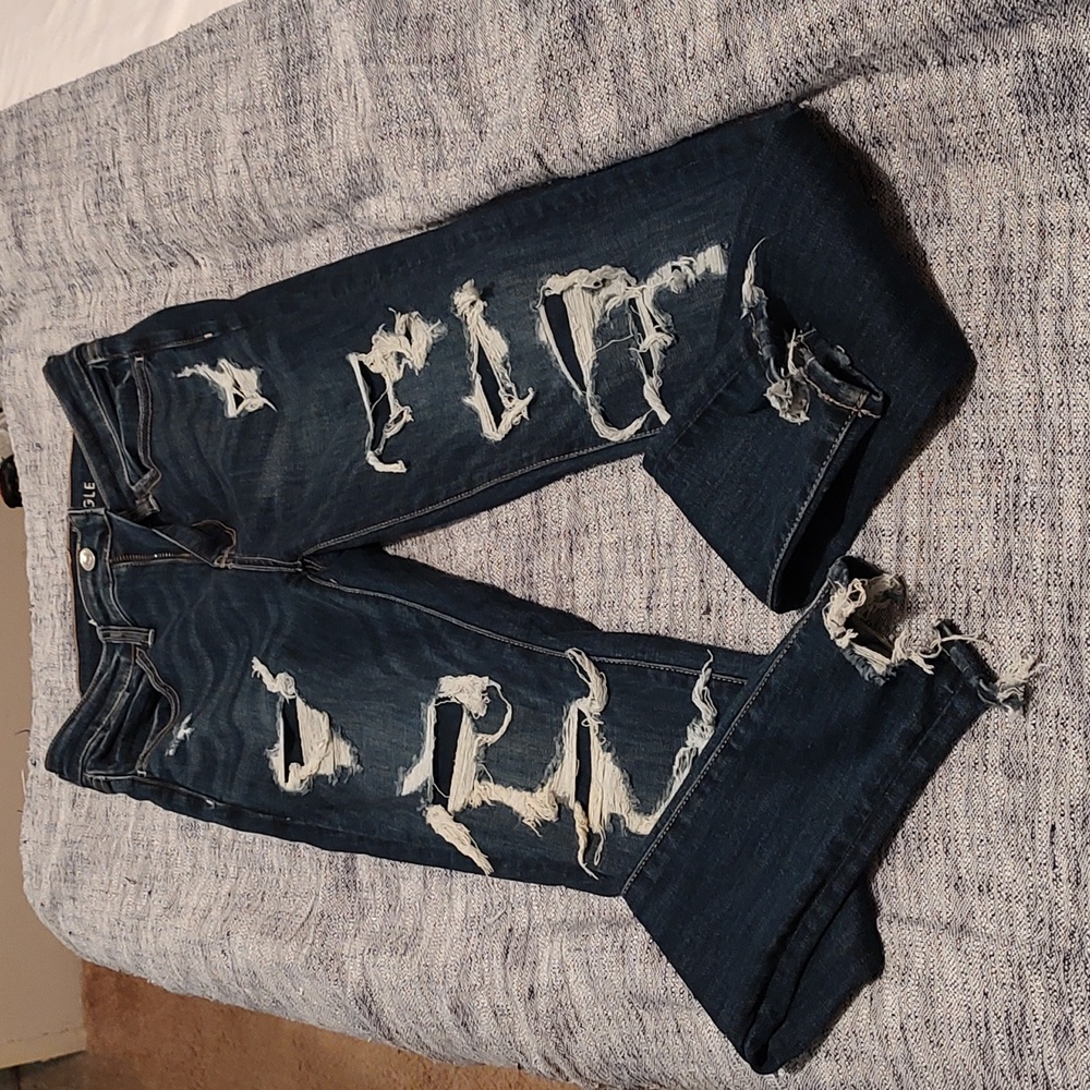 American Eagle Super High Rise Jegging with Next Level Stretch, Skinny, Size 2